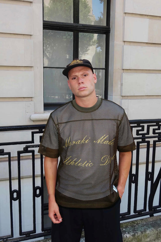 Meraki Khaki Green Mesh Jersey