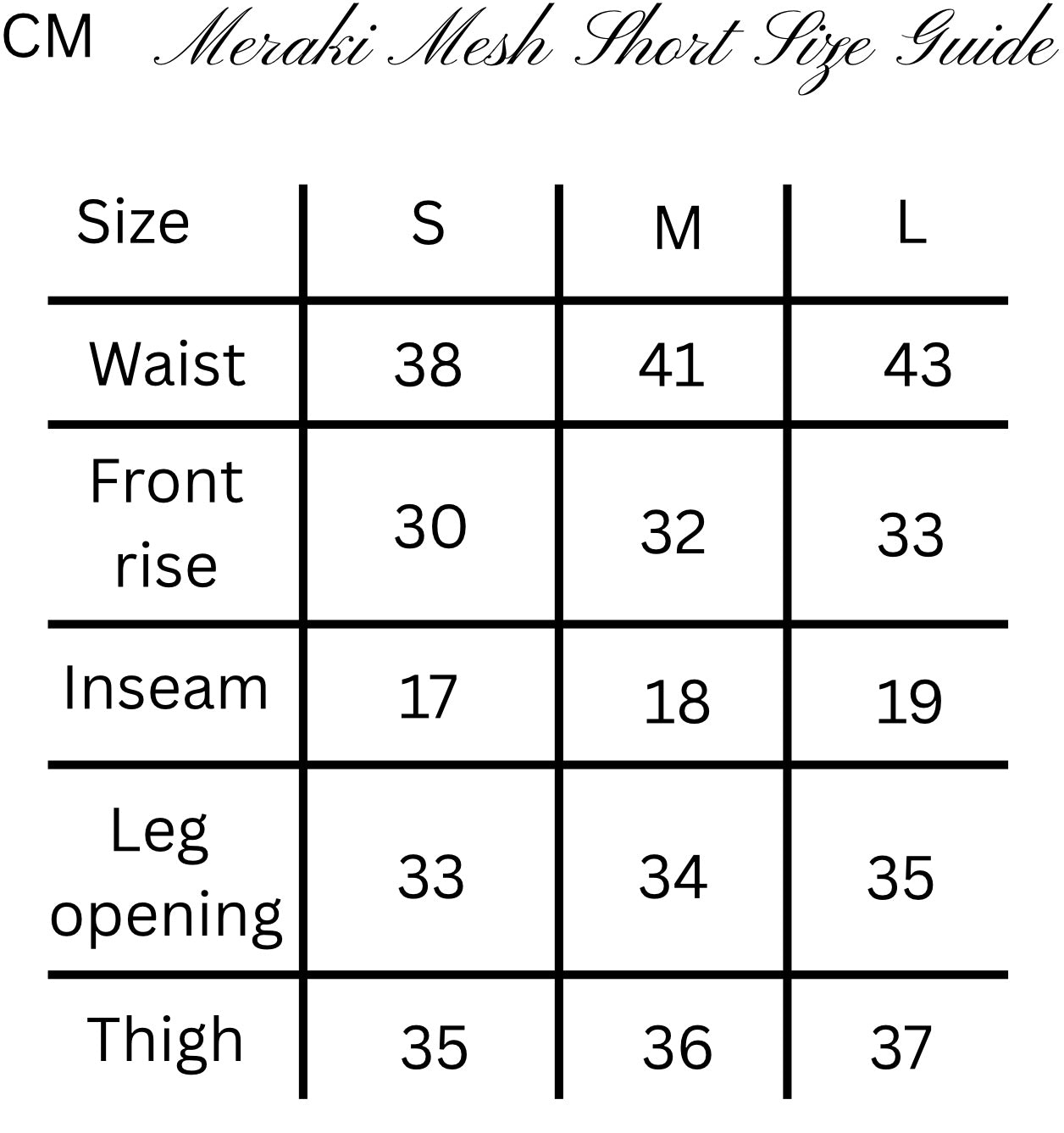 Meraki 3 Mesh Shorts
